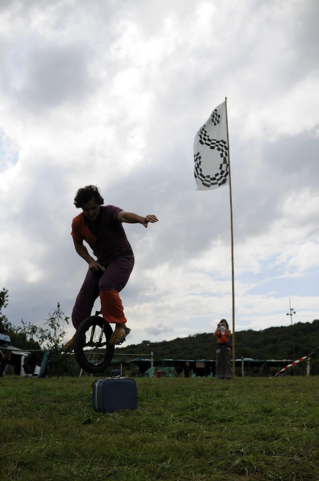 Spectacle de rue monocycle