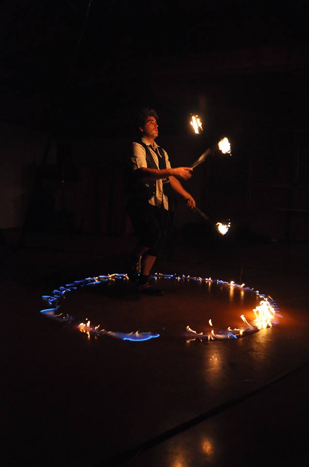jongleries enflammées