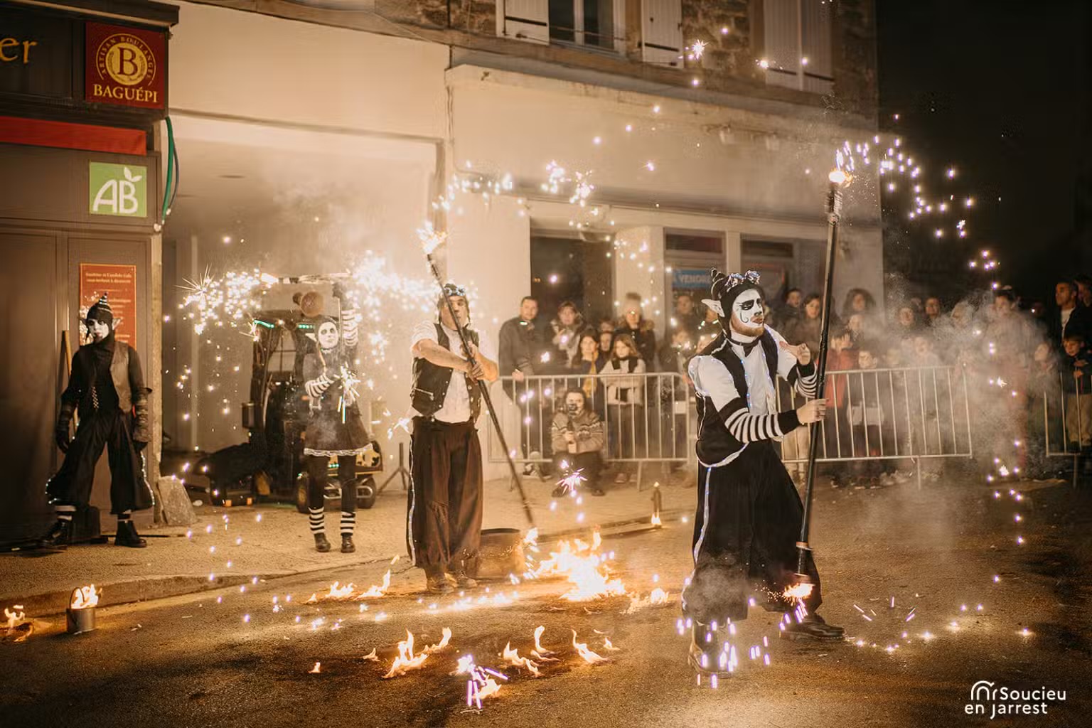 spectacles de feu